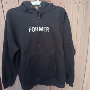 FORMER | Men’s Black Logo Hoodie Rider Surf Skate